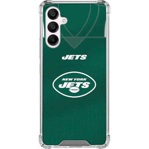 NFL New York Jets Team Jersey Galaxy A16 5G Clear Case