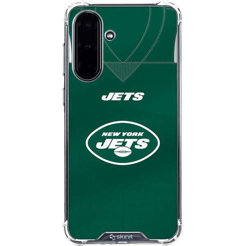NFL New York Jets Team Jersey Galaxy A36 5G Clear Case