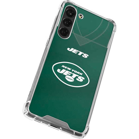 NFL New York Jets Team Jersey Galaxy S24 FE Clear Case
