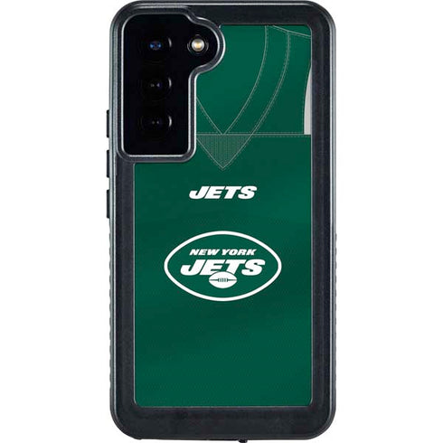 NFL New York Jets Team Jersey Galaxy S24 Plus Waterproof Case