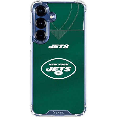 NFL New York Jets Team Jersey Galaxy S25 Clear Case