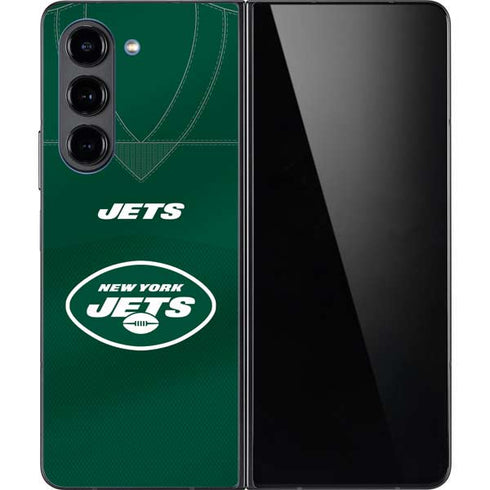 NFL New York Jets Team Jersey Galaxy Z Fold5 5G Skin