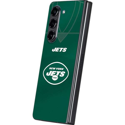NFL New York Jets Team Jersey Galaxy Z Fold5 5G Skin