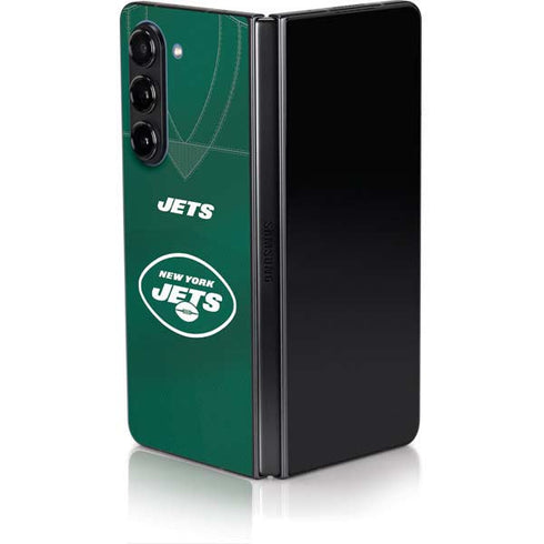 NFL New York Jets Team Jersey Galaxy Z Fold5 5G Skin