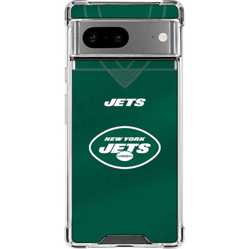 NFL New York Jets Team Jersey Google Pixel 8a Clear Case
