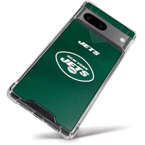 NFL New York Jets Team Jersey Google Pixel 8a Clear Case