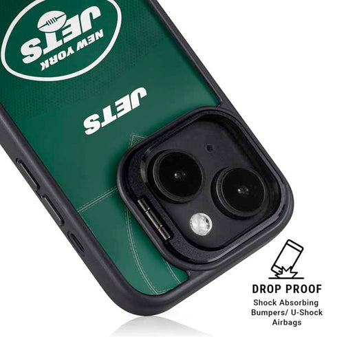 NFL New York Jets Team Jersey iPhone 14 Plus Kickstand Case