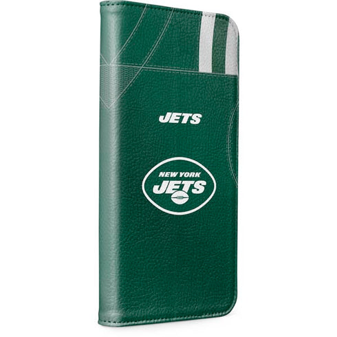 NFL New York Jets Team Jersey iPhone 15 Plus Folio Case