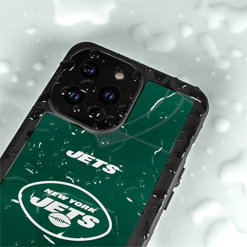 NFL New York Jets Team Jersey iPhone 15 Pro Waterproof Case