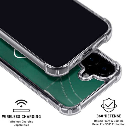 NFL New York Jets Team Jersey iPhone 16 Clear Case