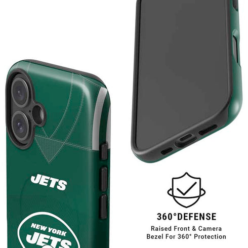 NFL New York Jets Team Jersey iPhone 16 Magsafe Impact Case