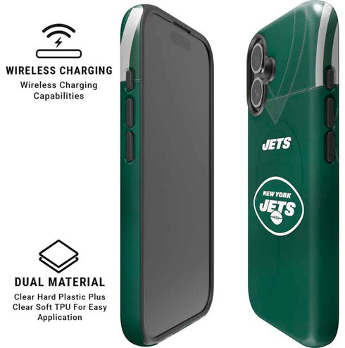NFL New York Jets Team Jersey iPhone 16 Magsafe Impact Case