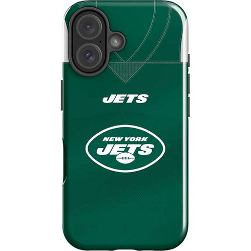 NFL New York Jets Team Jersey iPhone 16 Plus Impact Case