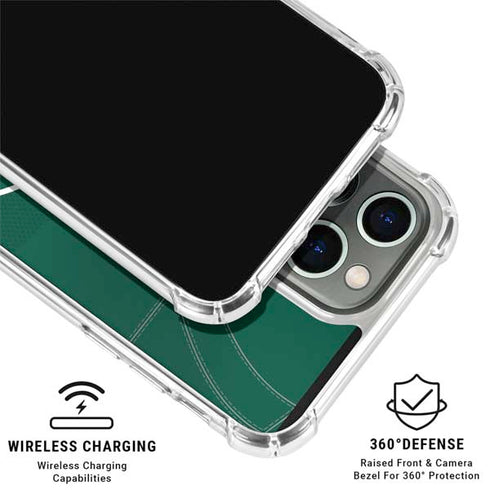 NFL New York Jets Team Jersey iPhone 16 Pro Max Clear Case