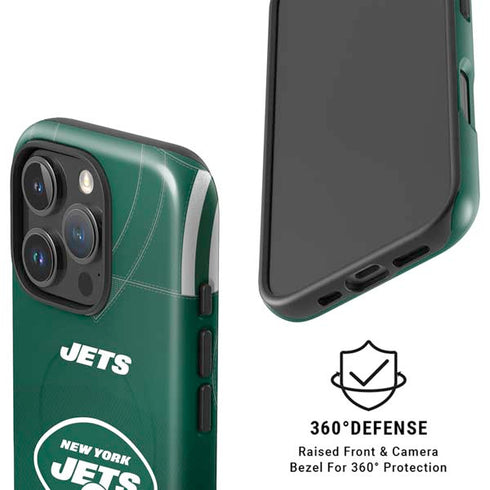 NFL New York Jets Team Jersey iPhone 16 Pro Max Magsafe Impact Case