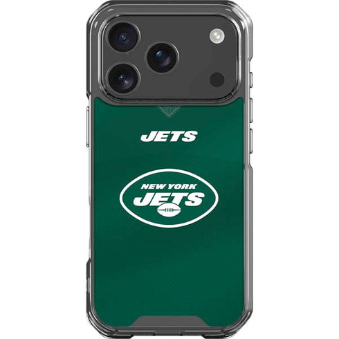 NFL New York Jets Team Jersey iPhone 18 Pro Clear Case