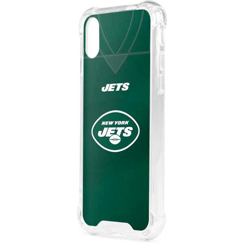 NFL New York Jets Team Jersey iPhone XS Clear Case
