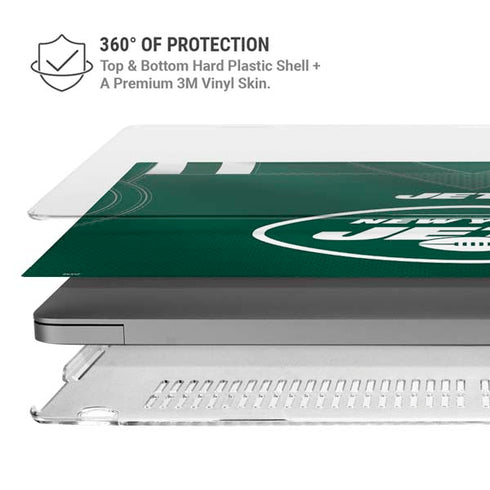 NFL New York Jets Team Jersey MacBook Pro 14in (2021-24) Case plus Skin
