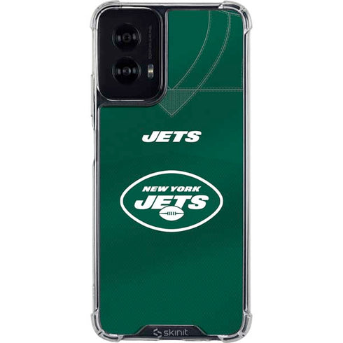 NFL New York Jets Team Jersey Moto G Power 5G (2024) Clear Case