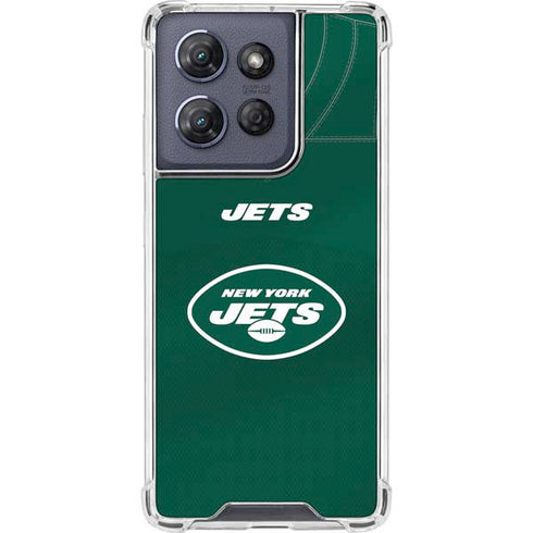 NFL New York Jets Team Jersey Moto G Power 5G (2025) Clear Case