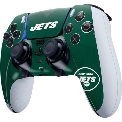 NFL New York Jets Team Jersey PS5 DualSense Edge Pro Controller Skin