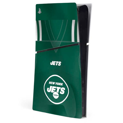 NFL New York Jets Team Jersey PS5 Slim Digital Edition Console Skin