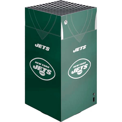NFL New York Jets Team Jersey XBox Series X Digital Edition Console Skin