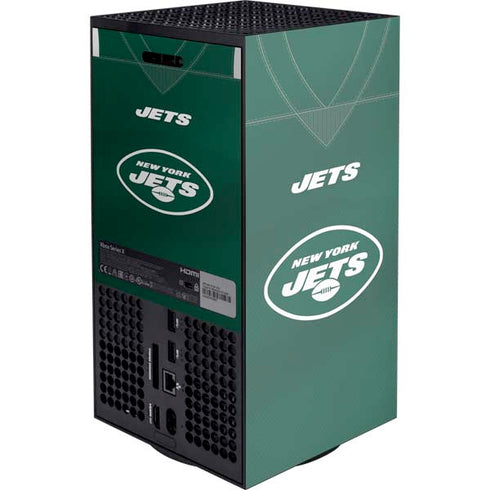 NFL New York Jets Team Jersey XBox Series X Digital Edition Console Skin