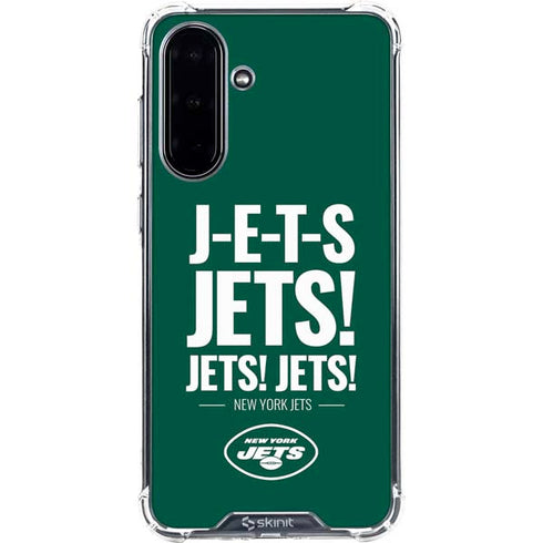 NFL New York Jets Team Motto Galaxy A36 5G Clear Case