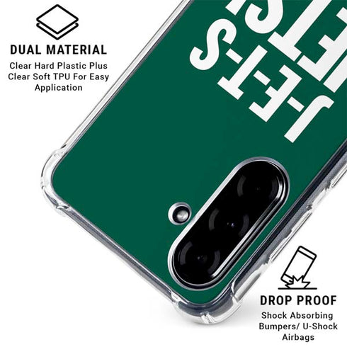 NFL New York Jets Team Motto Galaxy A36 5G Clear Case