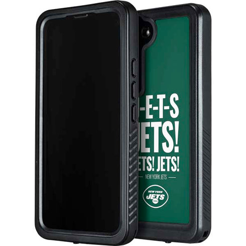 NFL New York Jets Team Motto Galaxy S24 Plus Waterproof Case