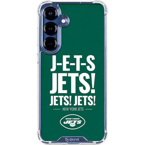NFL New York Jets Team Motto Galaxy S25 Plus Clear Case