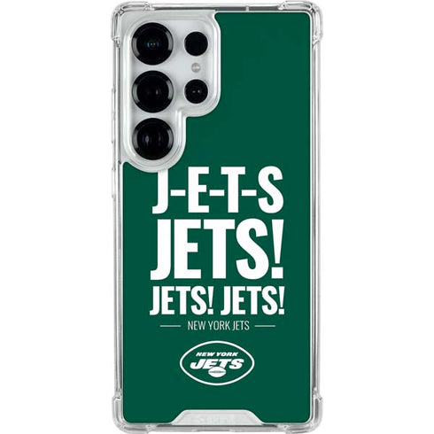 NFL New York Jets Team Motto Galaxy S25 Ultra Clear Case