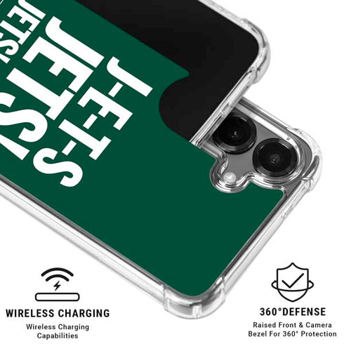 NFL New York Jets Team Motto Galaxy S26 Plus Clear Case