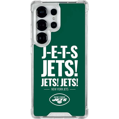 NFL New York Jets Team Motto Galaxy S26 Ultra Clear Case