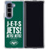 NFL New York Jets Team Motto Galaxy Z Fold5 5G Clear Case