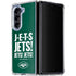 NFL New York Jets Team Motto Galaxy Z Fold5 5G Clear Case