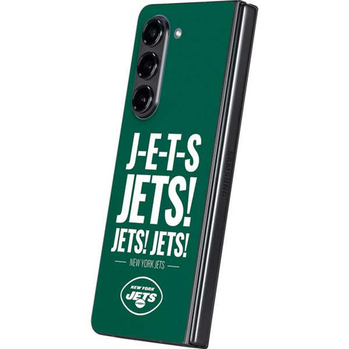 NFL New York Jets Team Motto Galaxy Z Fold5 5G Skin