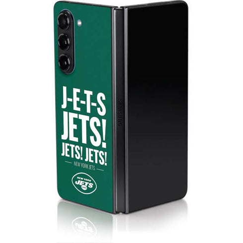 NFL New York Jets Team Motto Galaxy Z Fold5 5G Skin