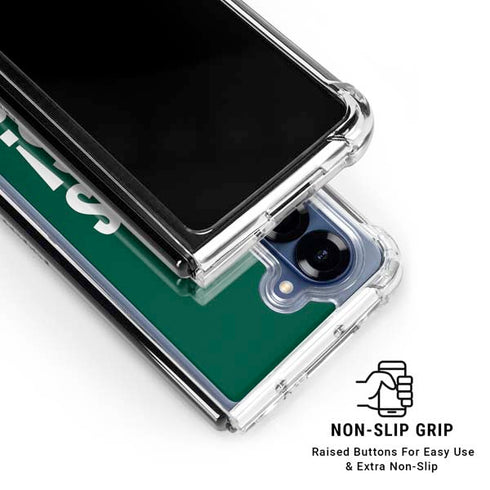 NFL New York Jets Team Motto Galaxy Z Fold6 Clear Case