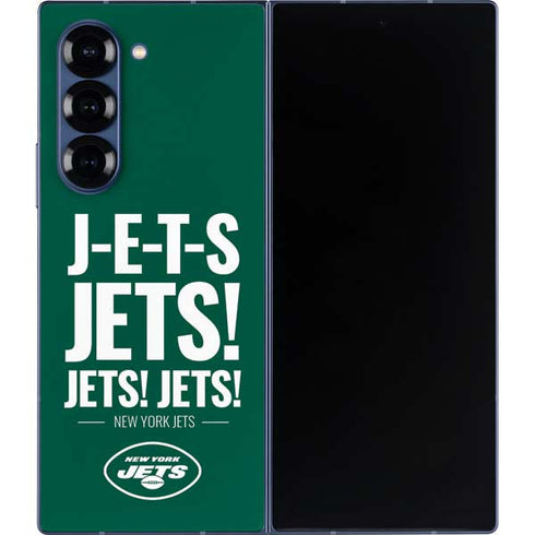 NFL New York Jets Team Motto Galaxy Z Fold6 Skin