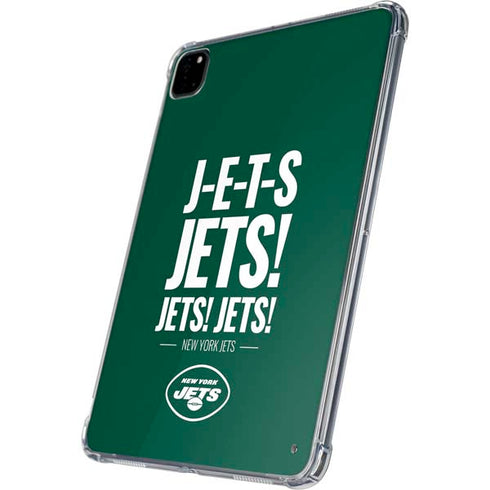 NFL New York Jets Team Motto iPad Pro 11in (2024) Clear Case