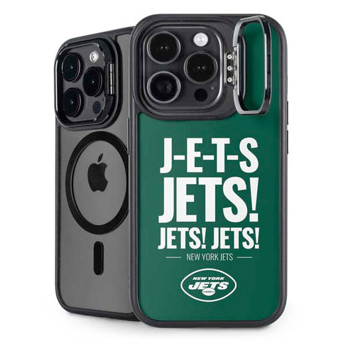 NFL New York Jets Team Motto iPhone 14 Pro Max Kickstand Case