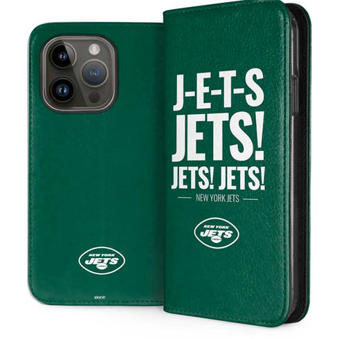 NFL New York Jets Team Motto iPhone 15 Pro Folio Case