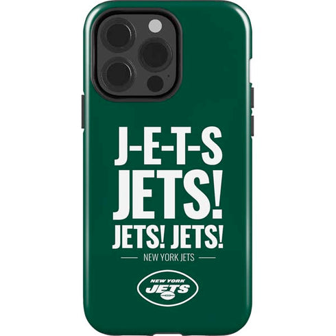NFL New York Jets Team Motto iPhone 15 Pro Impact Case