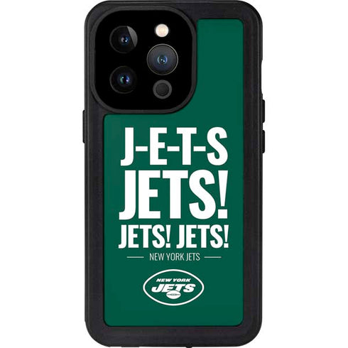 NFL New York Jets Team Motto iPhone 15 Pro Waterproof Case