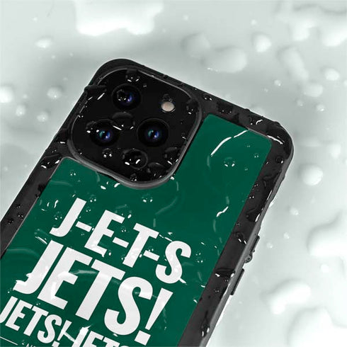 NFL New York Jets Team Motto iPhone 15 Pro Waterproof Case