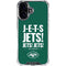 NFL New York Jets Team Motto iPhone 16 Clear Case