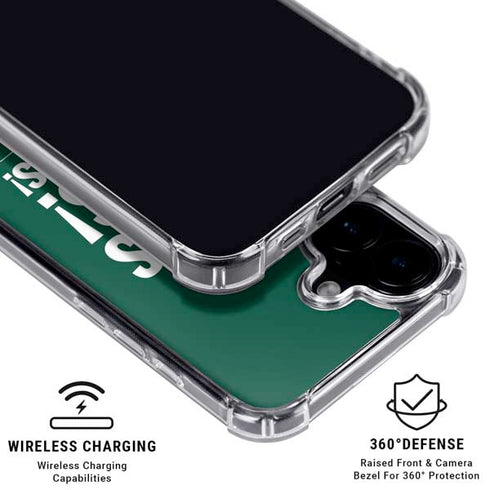 NFL New York Jets Team Motto iPhone 16 Clear Case
