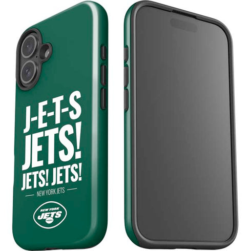 NFL New York Jets Team Motto iPhone 16 Impact Case